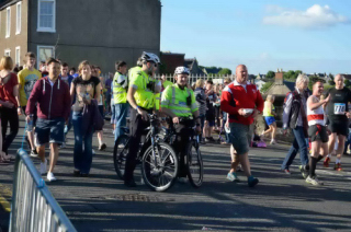 Police get ready to lead the field